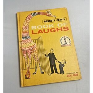 Vintage Bennett Cerf's Book of Laughs 1959 Dr. Seuss Beginner Books Carl Rose